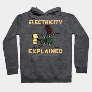 funny electricity explained Hoodie